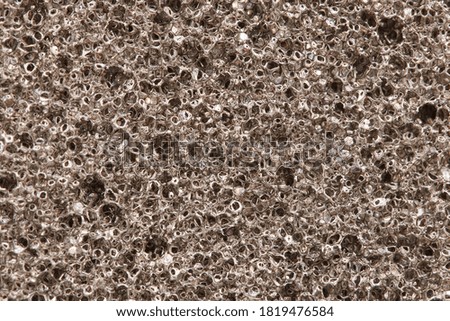 Polyurethane foam close-up photography, texture, abstract effects, Photo with space for advertising, blank space for your promotional text or advertising content, horizontal photo,