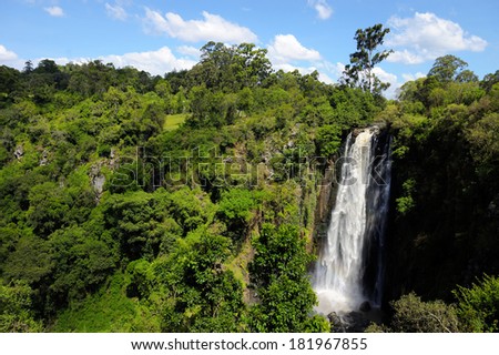 Big Thomson's Falls. Africa, Kenya Royalty-Free Stock Photo #181967855