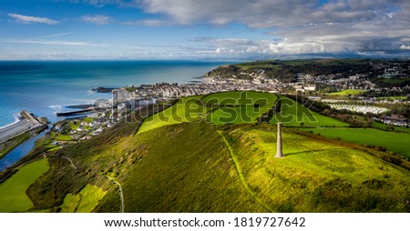Aberystwyth, Ceredigion, West Wales, UK, popular tourist destination Royalty-Free Stock Photo #1819727642
