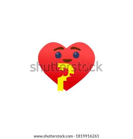 a heart emoji hugging a letter P. Symbol of care and support, Show love for loved ones whose initials are P. Social media button Emoji Reactions printed on white paper Popular social networking.