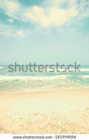 Retro Pastel Beach