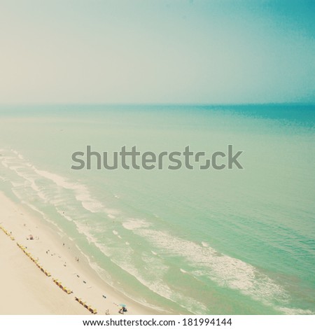 Retro Pastel Beach