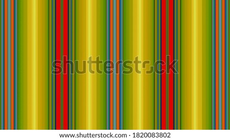multicolored patterns of parallel stripes.
