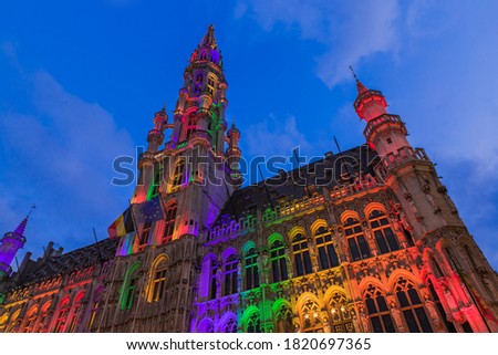 Grote Markt in Brussels Belgium - architecture background