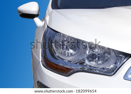 Hyundai Motor closeup Royalty-Free Stock Photo #182099654