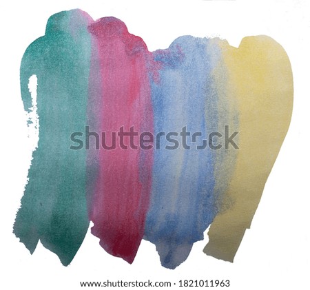 Colorful Water Color Paint Texture