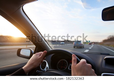 driving on highway