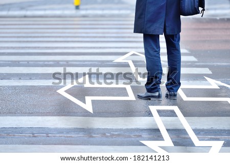 Decisions. You have to choose. Royalty-Free Stock Photo #182141213