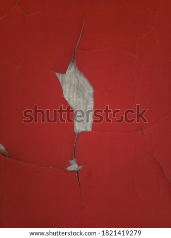wall background cracked red paint color