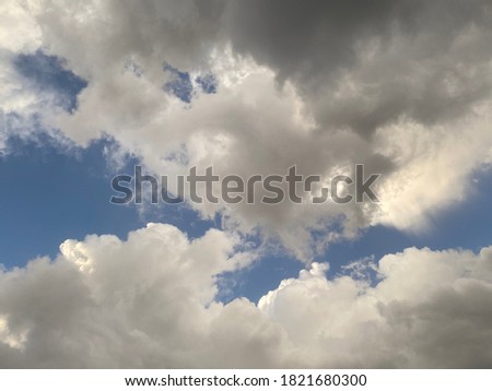 Close up of cloudy sky