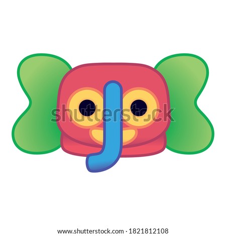 Isolated mask colombian culture tradition icon- Vector