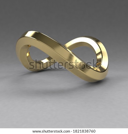 Infinity symbol or sign isolated