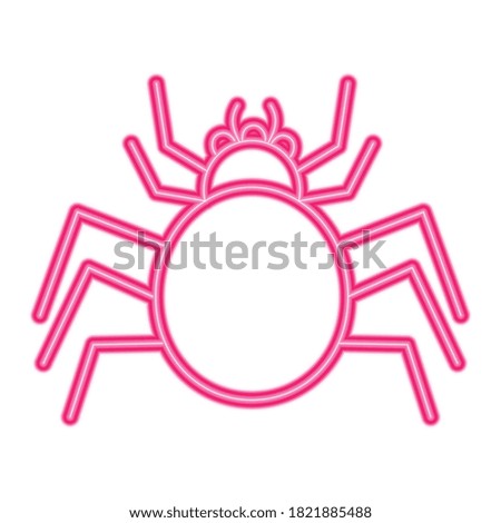 halloween spider cartoon design, happy holiday and scary theme Vector illustration
