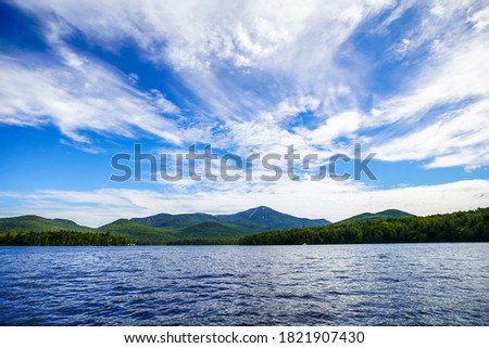 Beautiful Lake Placid in New York State’s Adirondack Mountains