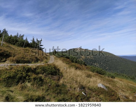 The Pictoresque Mountain Landscape of the Krkonose Mountains