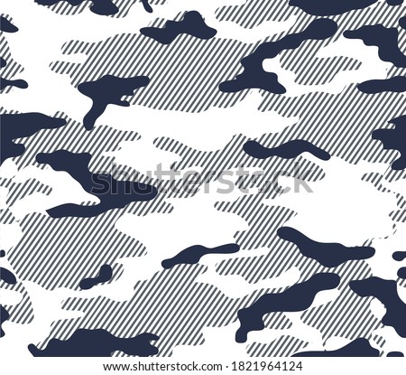 Vector Illustration of camouflage design Royalty-Free Stock Photo #1821964124