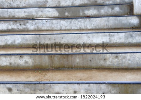 close up of outdoor concrete steps