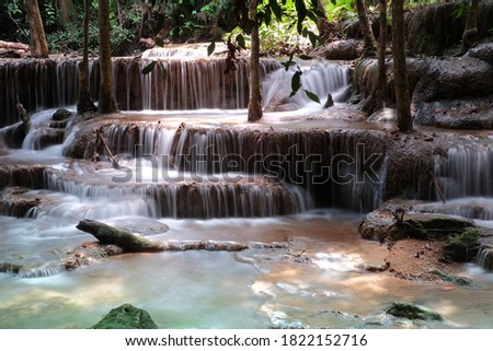 Huay Mae Khamin Waterfall (Srinakarin Dam National Park) Thailand