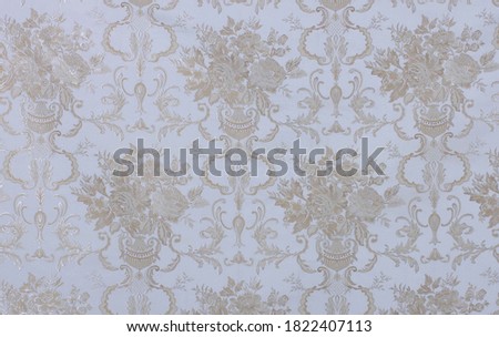 cream white fabric texture with symmetrical pattern