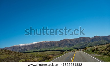 Street View With Mountain Scenery 