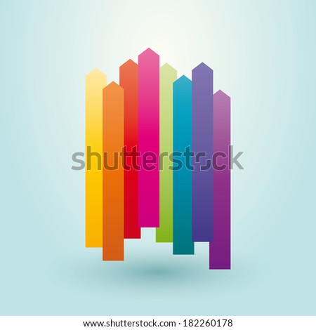 colorful arrows pointing upward