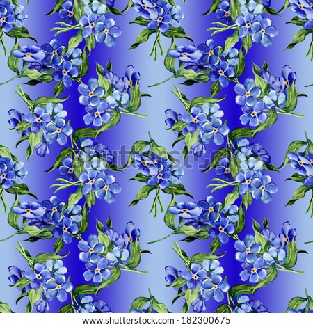 Forget-me-not Flowers Pattern