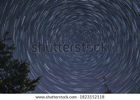 This is a Circum Polaire in Normandy, it is an assembly of a hundred star photos to obtain this result 