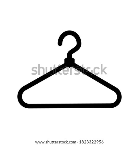 coat hanger icon. vector illustration