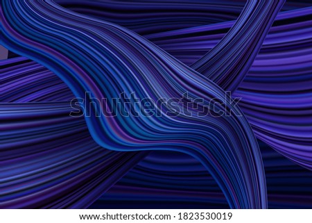 Abstract technology background with dynamic shapes. Abstract banner with colorful shapes. Fluid and wavy threads. 