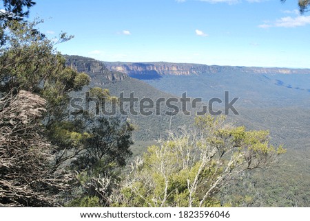 Wonderful view of the Blue mountains, Australia