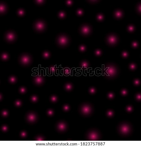 Сhristmas wallpaper red stars seamless pattern on Christmas Eve black sky background