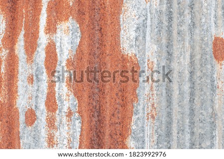 Old rust remnant wall background