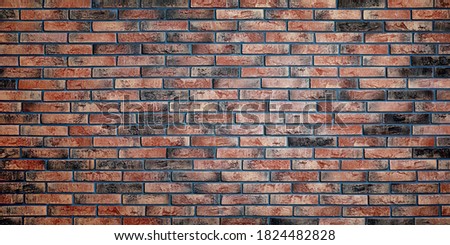 Wall paper design. Brick wall as background