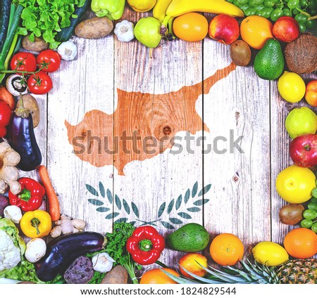 Fresh fruits and vegetables from Cyprus