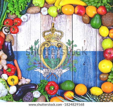 Fresh fruits and vegetables from San Marino