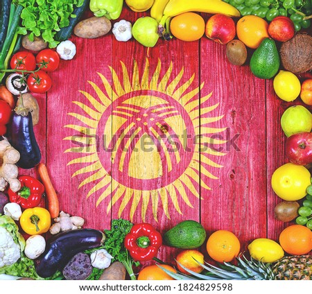 Fresh fruits and vegetables from Kyrgyzstan