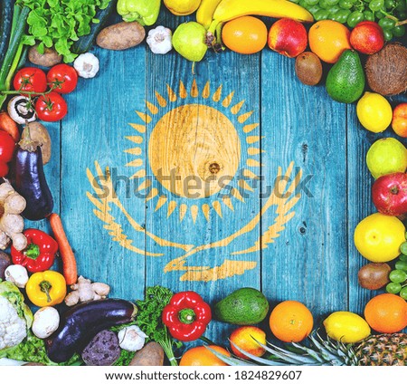 Fresh fruits and vegetables from Kazakhstan