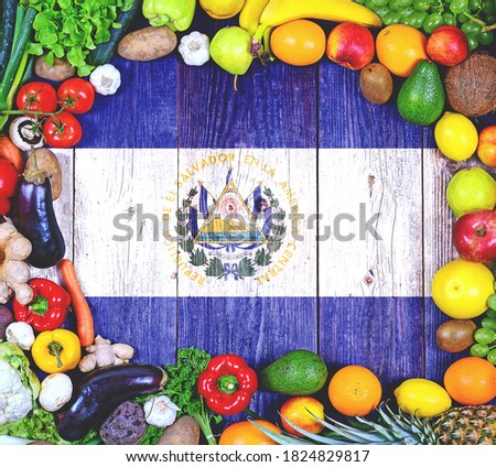 Fresh fruits and vegetables from El Salvador