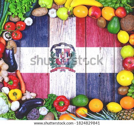 Fresh fruits and vegetables from Dominican Republic