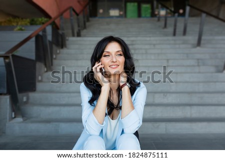 Woman business woman work outdoors