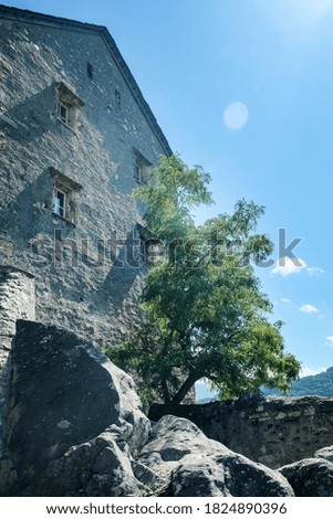 Castles of Sion in Switzerland in Alps