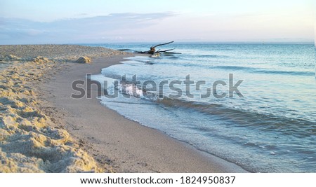 Baltic sea picture view, spring time