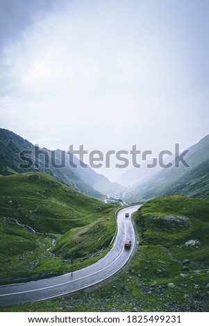 Transfagarasan - The beautiful Carpathian Road - Romania Royalty-Free Stock Photo #1825499231