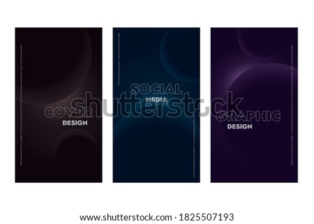 Silhouette Background of Planet in the Space with Light Color for Cover, Banner, and other. Vector Illustration.