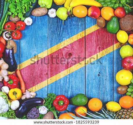 Fresh fruits and vegetables from Congo Democratic Republic