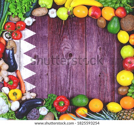 Fresh fruits and vegetables from Qatar