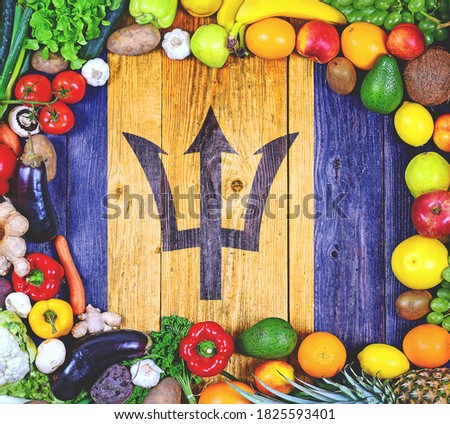 Fresh fruits and vegetables from Barbados