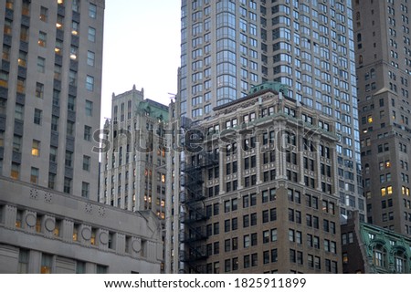 Modern architecture of New York city. USA