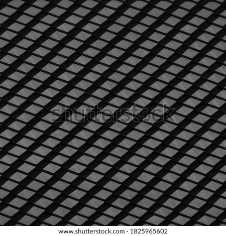 abstract pattern, row black tile roof texture