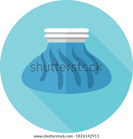 Flat design Ice Pack. Vector illustration Royalty-Free Stock Photo #1826142911